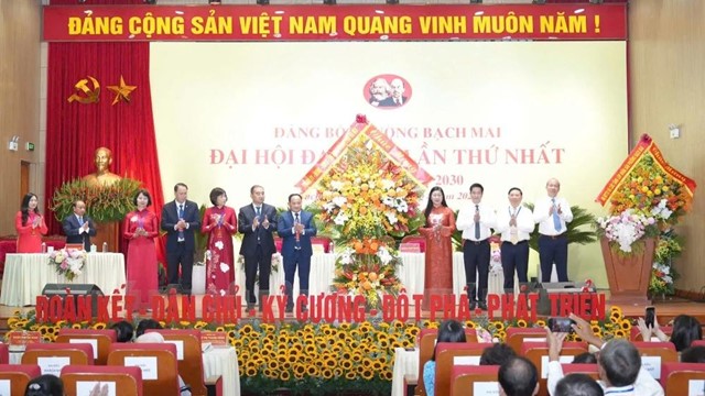 Đại hội đại biểu Đảng bộ phường Bạch Mai lần thứ Nhất: Đề ra 5 nhóm nhiệm vụ trọng điểm