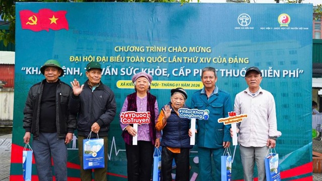 Học viện Y - Dược học cổ truyền Việt Nam đồng hành chăm sóc sức khỏe cộng đồng