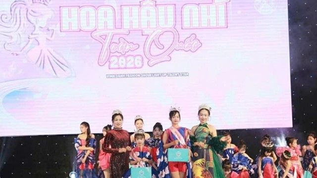 Nguyễn Ngọc Gia Hân giành danh hiệu Á hậu 1 Hoa hậu Nhí toàn quốc 2026