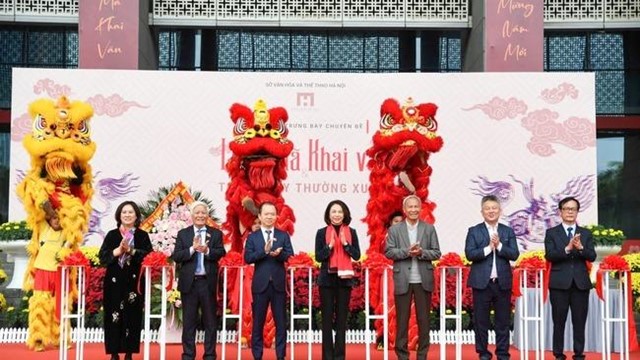 Trưng bày chuyên đề “Long Mã khai văn” chào xuân Bính Ngọ 2026