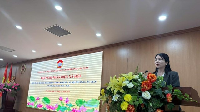 Phát huy vai trò của mặt trận trong phát triển kinh tế - xã hội phường