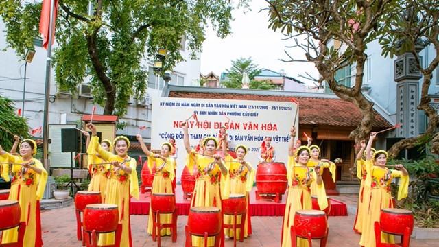 Phường Cầu Giấy tổ chức Ngày hội Di sản văn hóa năm 2025