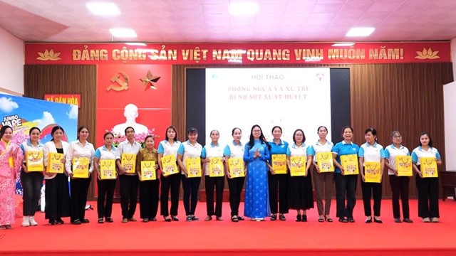 Xã Dân Hòa “Chung tay phòng chống sốt xuất huyết – Bảo vệ sức khỏe gia đình”