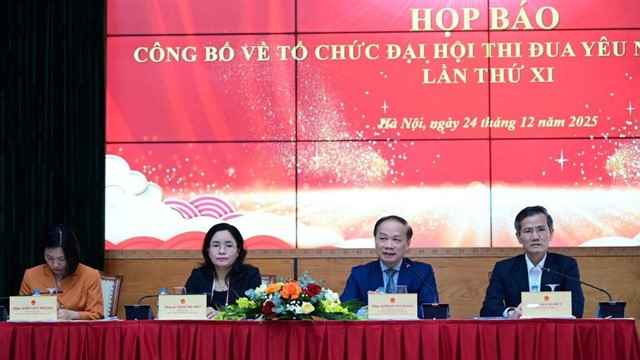 2.025 đại biểu chính thức dự Đại hội Thi đua yêu nước toàn quốc lần thứ XI