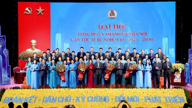 50 ủy viên Ban Chấp hành LĐLĐ Thành phố khóa XVIII, nhiệm kỳ 2025 - 2030