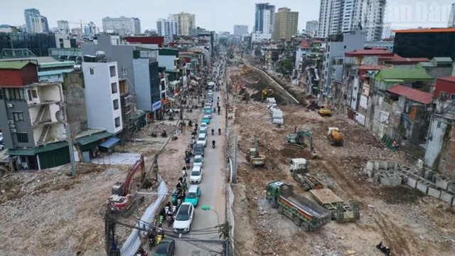 Dự án đường Vành đai 1, đoạn Hoàng Cầu - Voi Phục phấn đấu thông tuyến kỹ thuật trước ngày 15/1/2026