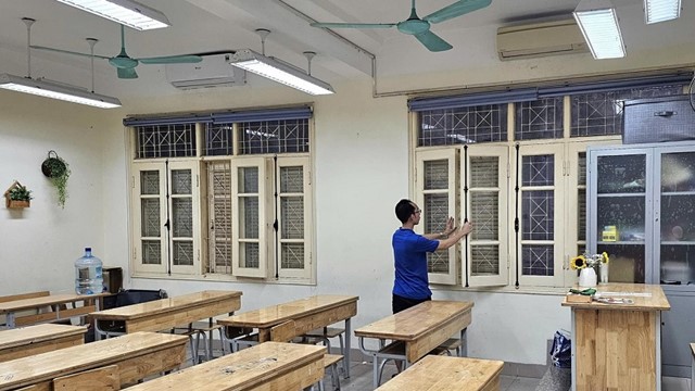 Ngành Giáo dục Hà Nội yêu cầu các trường chủ động ứng phó với bão Wipha