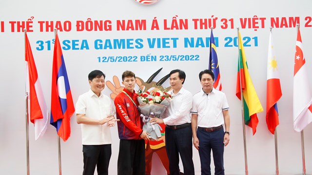 VĐV đầu tiên của quê hương Đất Tổ giành Huy chương Bạc cá nhân tại SEA Games 31