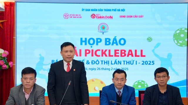 Giải Pickleball Báo Kinh tế và Đô thị lần I - 2025: Sân chơi mới cho người yêu thể thao