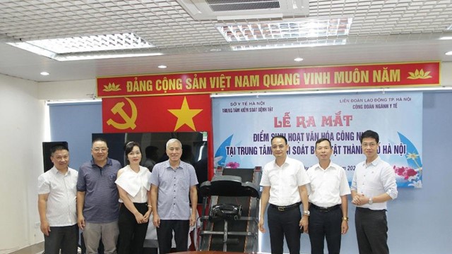Ra mắt Điểm sinh hoạt văn hóa công nhân tại CDC Hà Nội