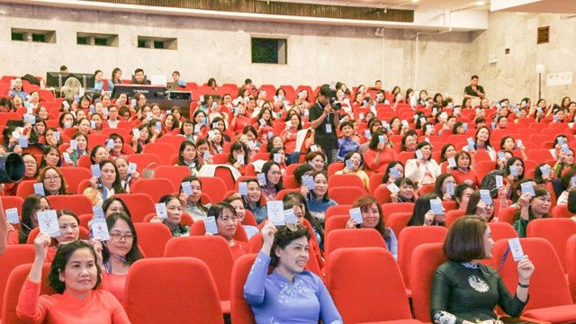 Bầu 21 đại biểu chính thức dự Đại hội Đại biểu Phụ nữ toàn quốc lần thứ XIV