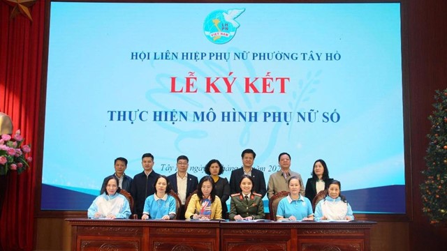 Phụ nữ phường Tây Hồ: Tiên phong chuyển đổi số và lan tỏa yêu thương dịp Tết Bính Ngọ