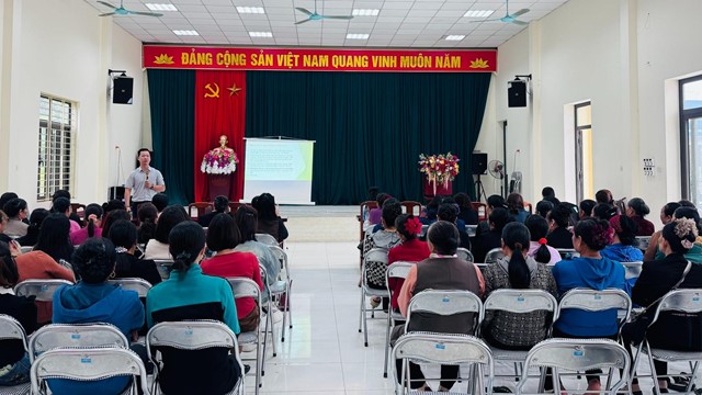 Hội LHPN xã Mê Linh tổ chức hiệu quả các hội nghị tập huấn xử lý rác thải tại hộ gia đình