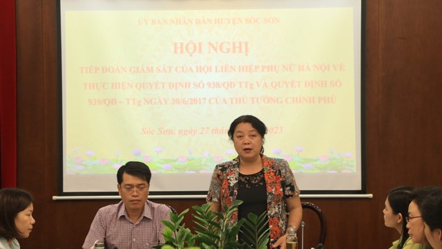 Giám sát việc thực hiện hai đề án của Chính phủ liên quan đến phụ nữ
