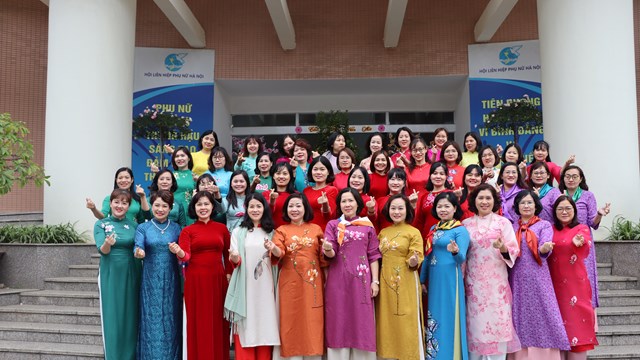 Các cấp Hội LHPN Hà Nội: Tự hào tôn vinh áo dài trong “Tuần lễ áo dài” năm 2024
