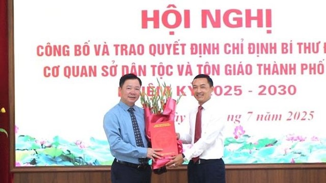 Đồng chí Nguyễn Sỹ Trường được chỉ định là Bí thư Đảng ủy Sở Dân tộc và Tôn giáo Hà Nội