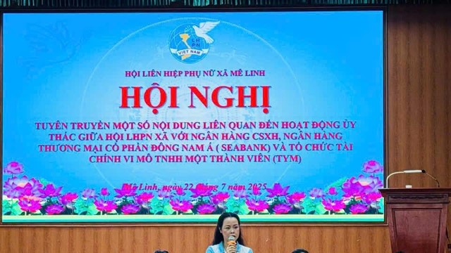 Nâng cao chất lượng hoạt động ủy thác giữa Hội LHPN xã các ngân hàng, tổ chức tài chính