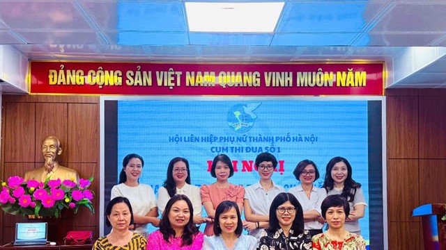 Cụm Thi đua số 1 - Hội LHPN thành phố Hà Nội: Ký giao ước thi đua với 5 nội dung trọng tâm
