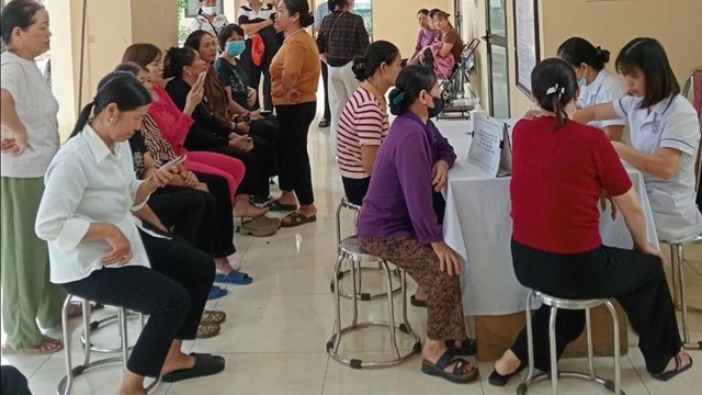 Hội LHPN xã Phúc Thịnh: Khám, tầm soát ung thư cho hội viên phụ nữ