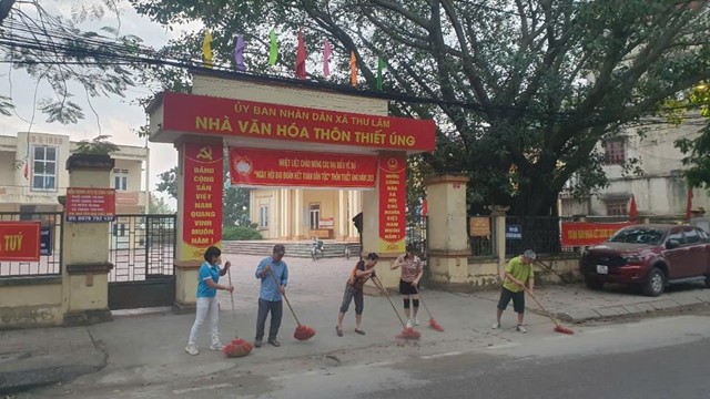 Hội LHPN xã Thư Lâm: Lan tỏa phong trào “3 sạch” đón Xuân Bính Ngọ 2026