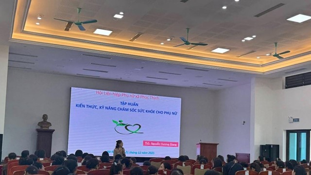 Hội LHPN xã Phúc Thịnh: Truyền thông chăm sóc sức khỏe phụ nữ năm 2025