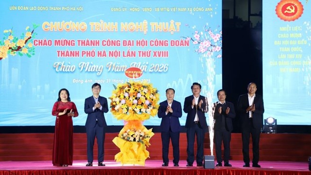 Sôi nổi Chương trình nghệ thuật chào mừng thành công Đại hội Công đoàn thành phố Hà Nội lần thứ XVIII