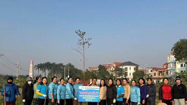 Hội LHPN xã Thư Lâm: Xây dựng “Đoạn đường hoa kiểu mẫu” chào mừng Đại hội Đảng toàn quốc lần thứ XIV