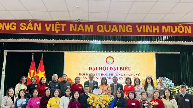 Phường Giảng Võ: Tổ chức thành công đại hội đại biểu các tổ chức Hội quần chúng