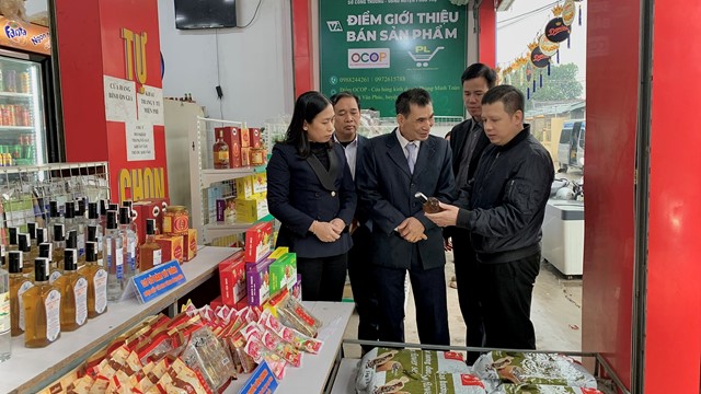 Sở Công Thương Hà Nội: Khai trương Điểm giới thiệu và bán sản phẩm OCOP tại Phúc Thọ
