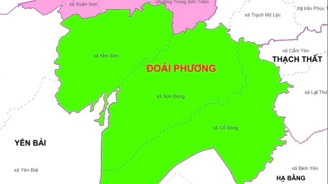 Xã Đoài Phương (mới) sẵn sàng đi vào hoạt động chính thức từ ngày 1/7