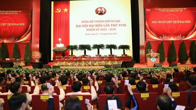 Thông tin kết quả phiên trù bị Đại hội lần thứ XVIII Đảng bộ Thành phố Hà Nội