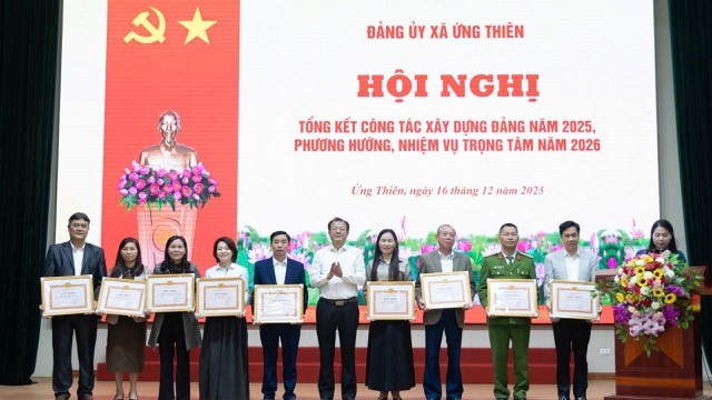 Đảng bộ xã Ứng Thiên đổi mới phương thức lãnh đạo, hướng tới phát triển bền vững