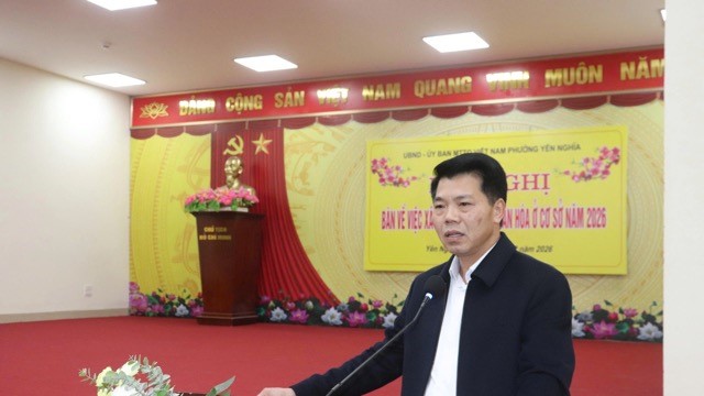 Phường Yên Nghĩa: Triển khai 3 mô hình trọng tâm xây dựng đời sống văn hóa ở cơ sở năm 2026