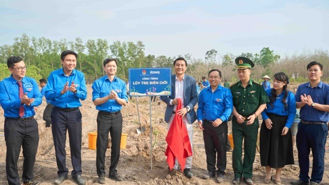 Amway Việt Nam phối hợp với Trung ương Đoàn thực hiện công trình “Luỹ tre biên giới” tại Đồng Nai