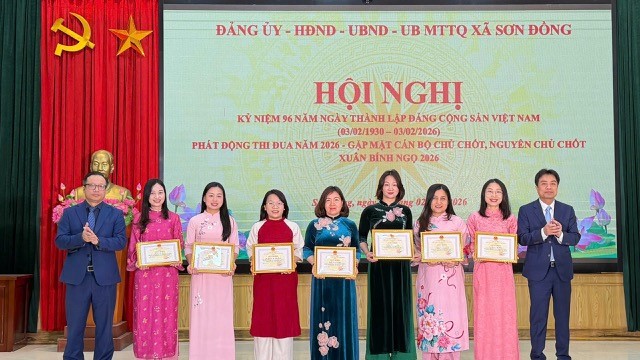 Xã Sơn Đồng: Kỷ niệm 96 năm ngày Thành lập Đảng Cộng sản Việt Nam và phát động thi đua năm 2026