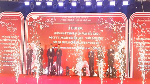 Kết nối tiêu dùng Tết, lan tỏa giá trị làng nghề Thủ đô tại xã Đông Anh