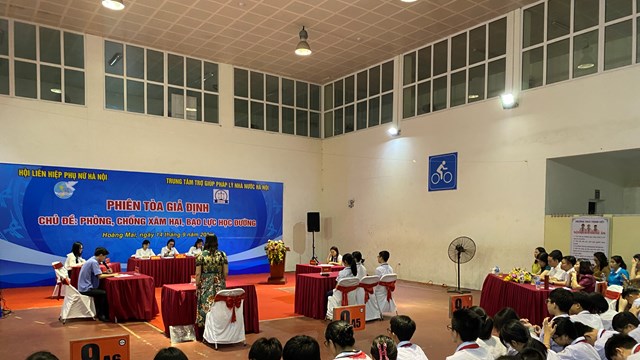 Tuyên truyền phòng chống xâm hại, bạo lực học đường cho học sinh quận Hoàng Mai