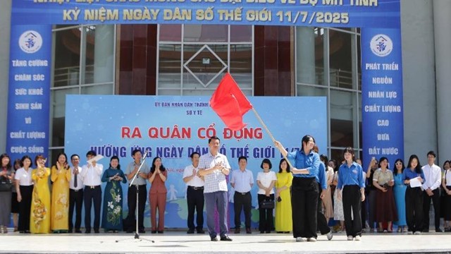 Hà Nội tổ chức mít tinh hưởng ứng ngày dân số thế giới 11/7