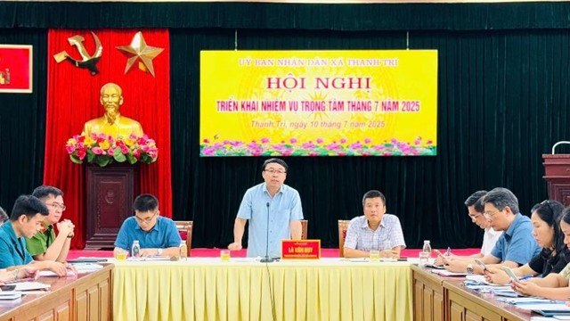 UBND xã Thanh Trì: Tổ chức tinh gọn, vận hành chuyên nghiệp chính quyền địa phương 2 cấp