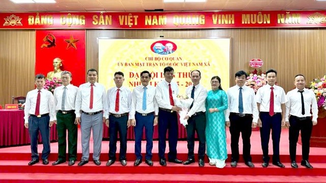 Xã Đại Thanh tổ chức Đại hội Chi bộ cơ quan MTTQ Việt Nam lần thứ I, nhiệm kỳ 2025-2030