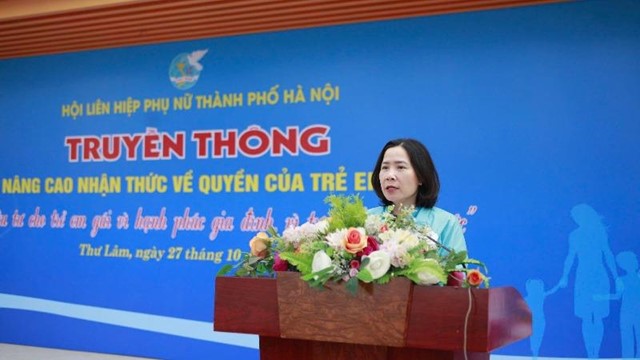 Hội LHPN Hà Nội truyền thông nâng cao nhận thức về quyền của trẻ em gái