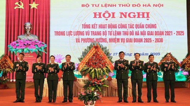 Bộ Tư lệnh Thủ đô tổng kết hoạt động công tác quần chúng giai đoạn 2021-2025