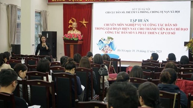 Hà Nội tập huấn chuyên môn nghiệp vụ cho Ban chỉ đạo công tác Dân số và Phát triển cấp cơ sở