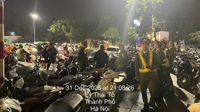 Bảo đảm an ninh, trật tự các hoạt động chào năm mới 2026 tại trung tâm Thủ đô