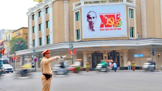 Những tuyến đường “Ba nhất” giữ nhịp giao thông trong những ngày Đại hội XIV của Đảng