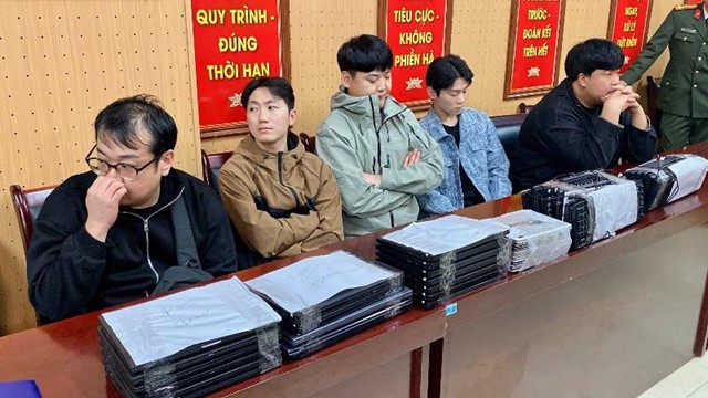 Công an Hà Nội phát hiện nhóm người nước ngoài hoạt động lừa đảo qua mạng