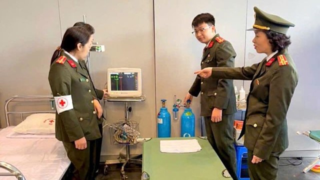 Bệnh viện Công an Thành phố sẵn sàng bảo đảm y tế phục vụ Đại hội lần thứ XIV của Đảng