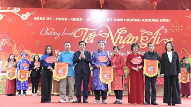 “Tết Nhân ái” lan tỏa yêu thương tại phường Khương Đình