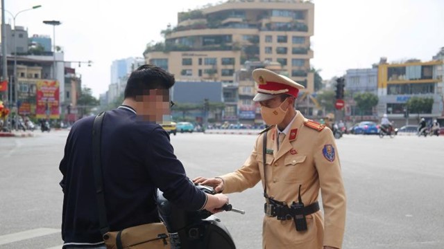 CSGT Hà Nội duy trì kiểm soát, xử lý nghiêm vi phạm trong dịp Tết Bính Ngọ 2026