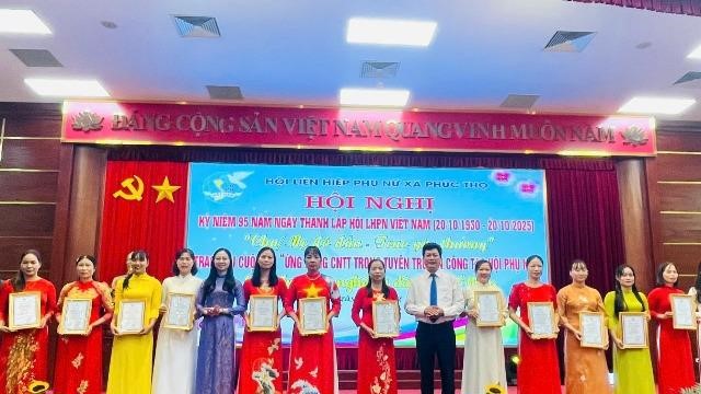 Phụ nữ Phúc Thọ: 95 năm truyền thống – Đổi mới sáng tạo vì quê hương giàu đẹp